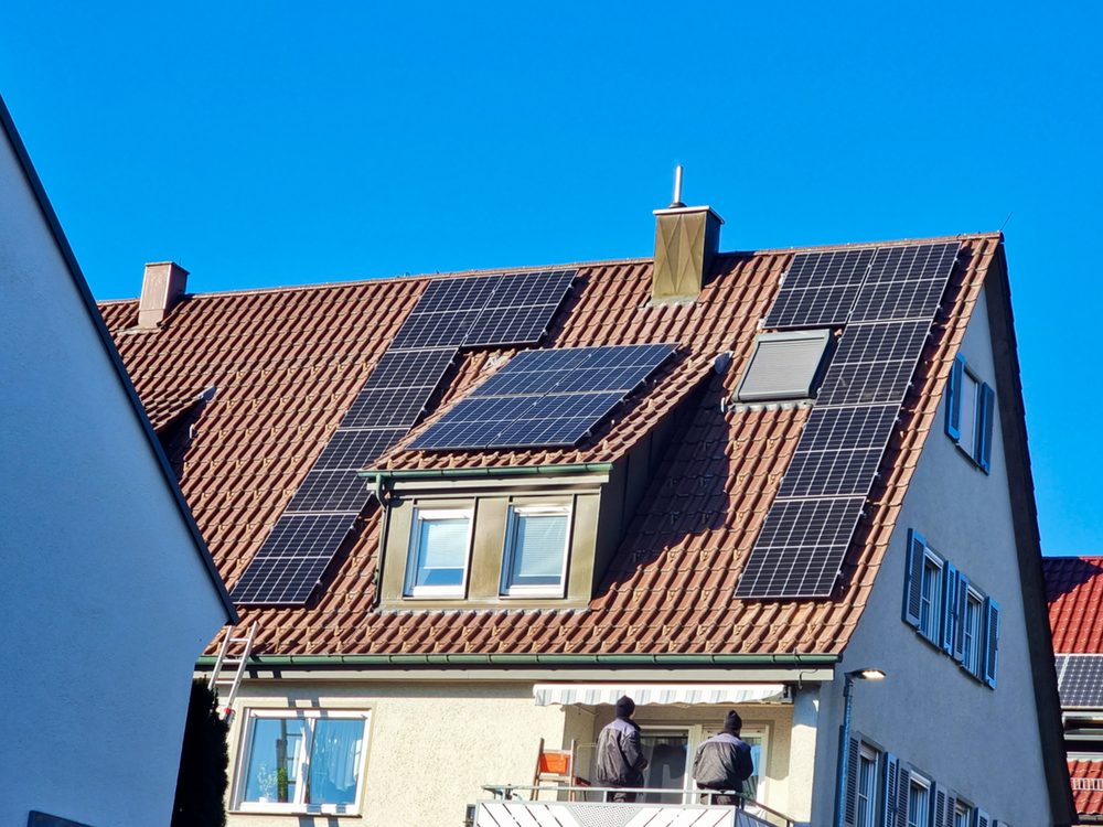 Anlage um Gauben und Kamin geplant