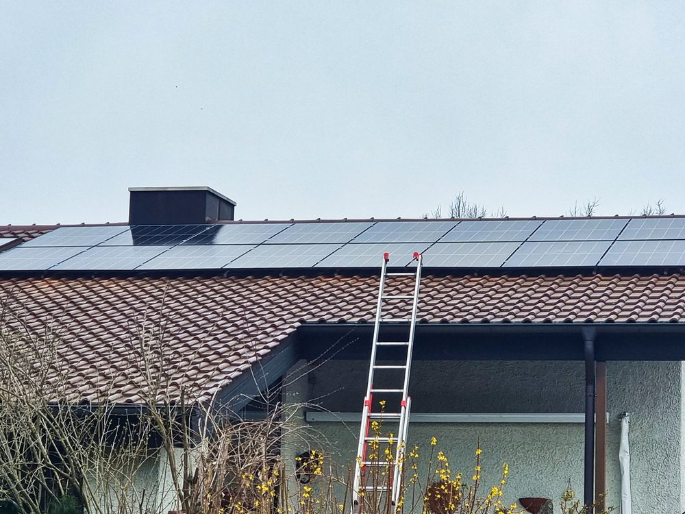 Montage am Satteldach